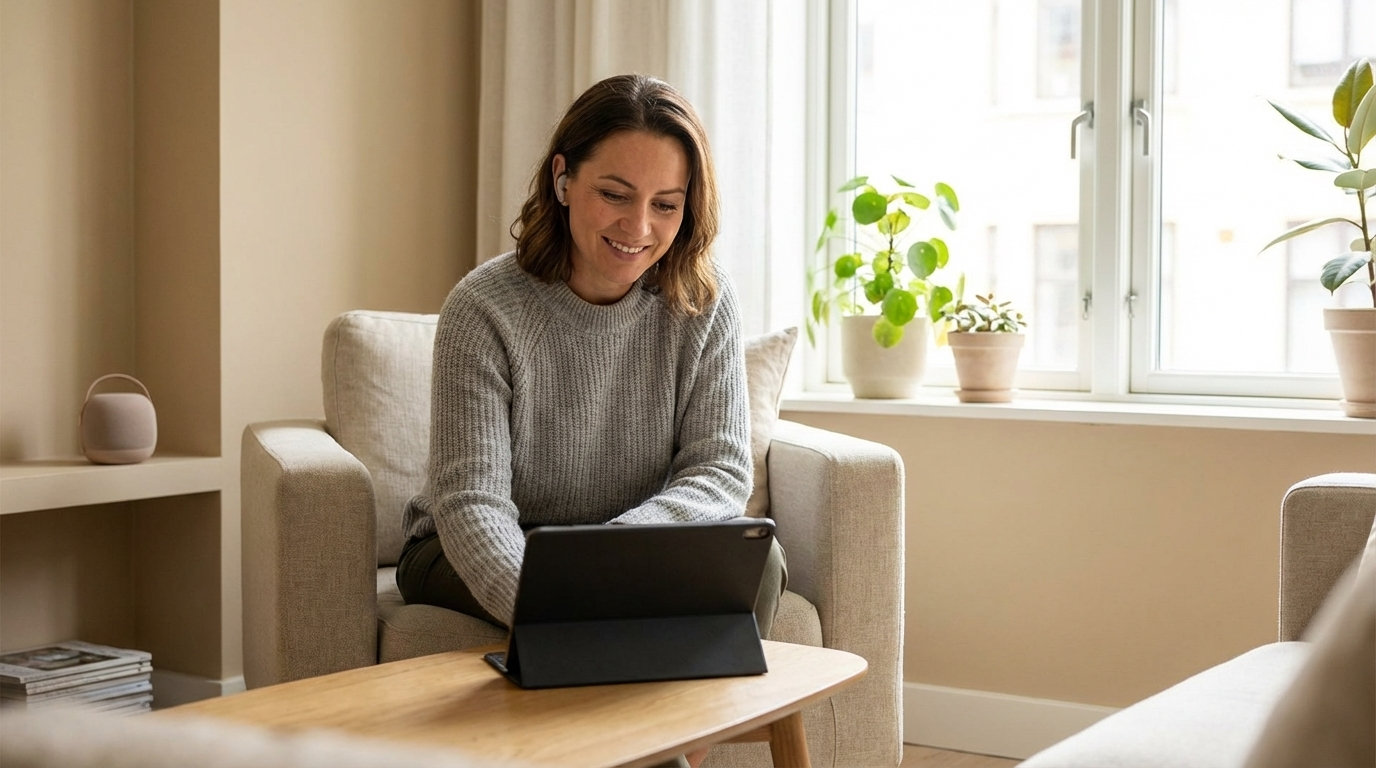Care continuing between clinic visits with app-supported practice